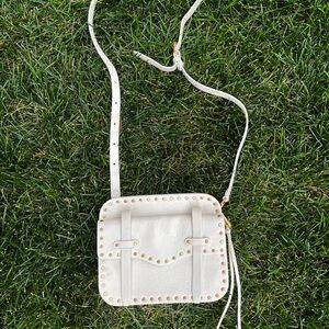 Rebecca Minkoff White Studded Crossbody Bag